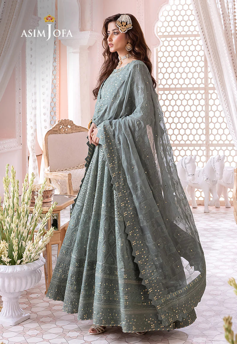 3 PIECE - EMBROIDERED CHIFFON MAXI - CHANDNI BY ASIM JOFA