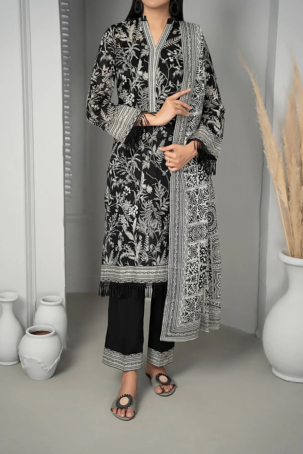 Textile Mills Lawn Suit By Sufinas (UNSTITCHED) - Taiba Apparel