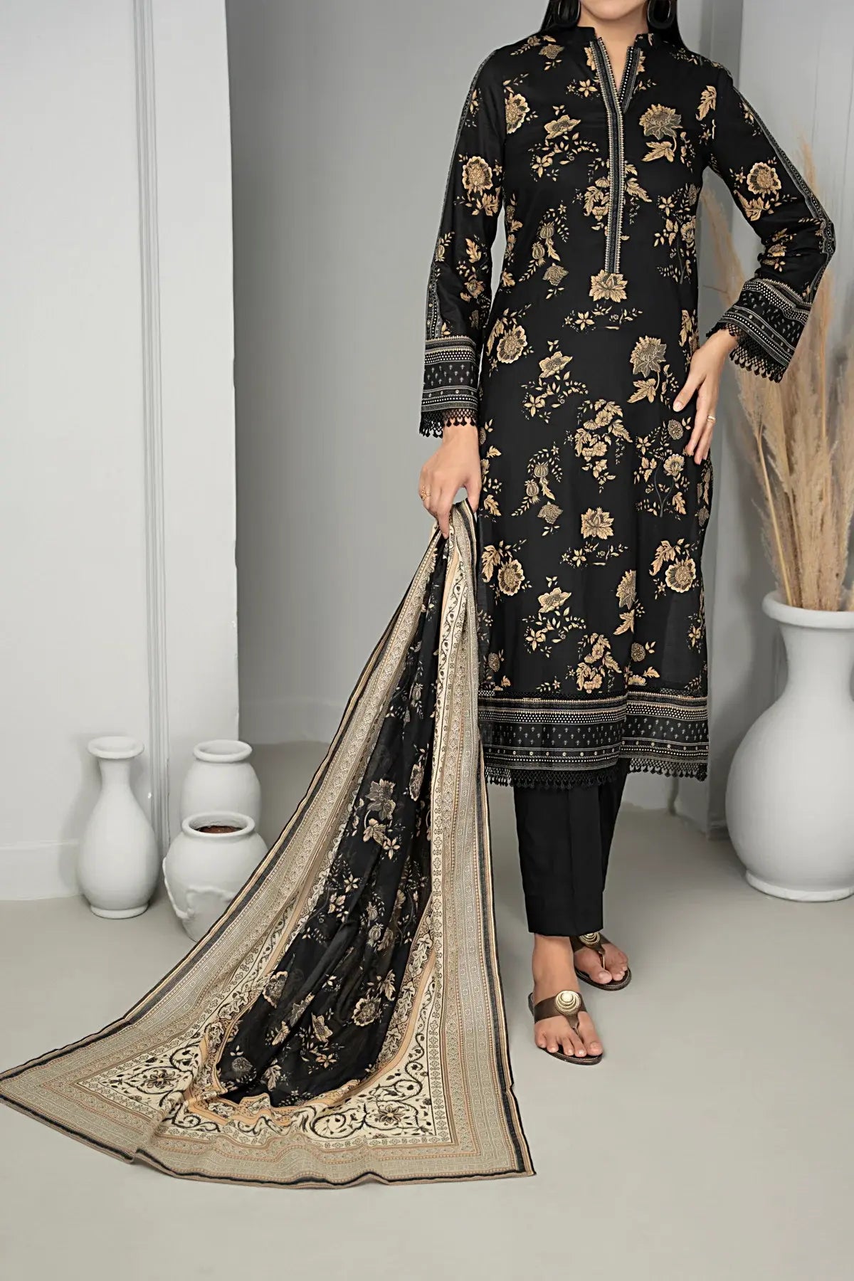 Textile Mills Lawn Suit By Sufinas (UNSTITCHED) - Taiba Apparel