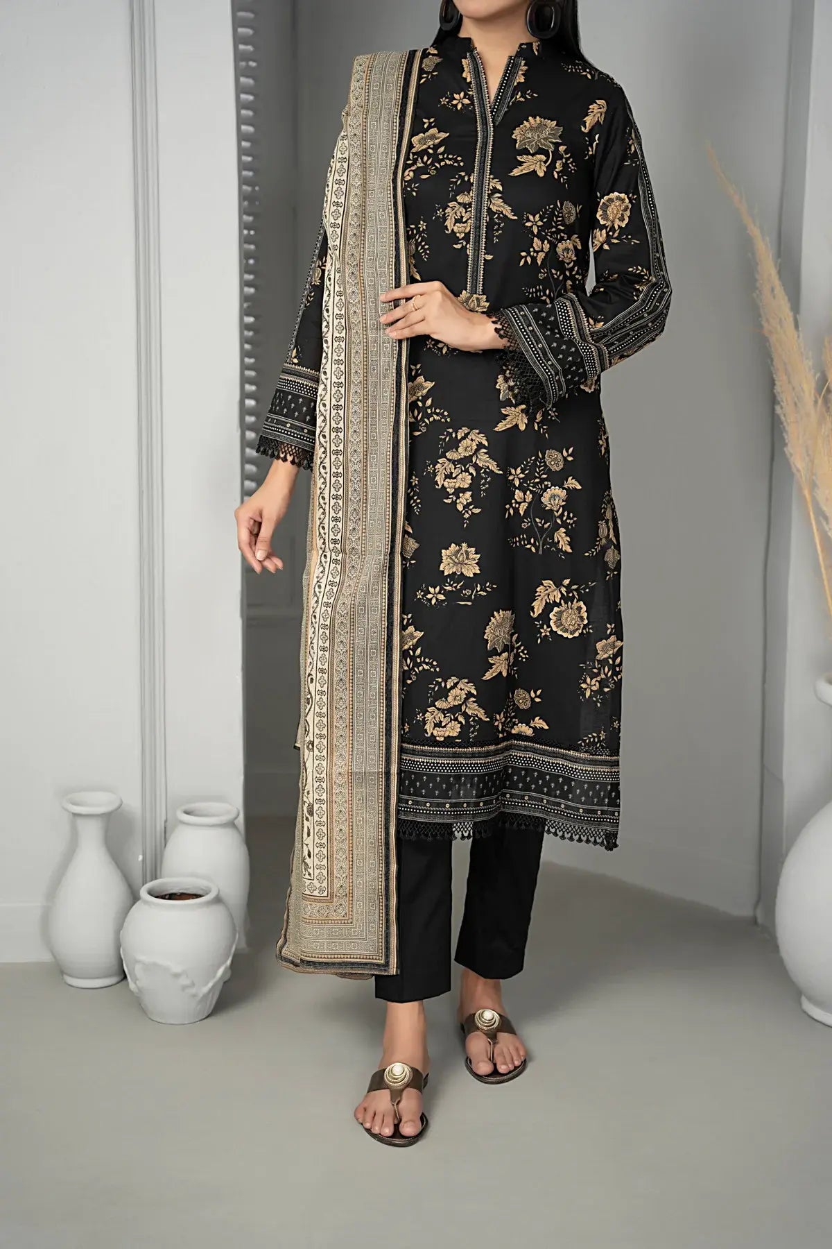 Textile Mills Lawn Suit By Sufinas (UNSTITCHED) - Taiba Apparel