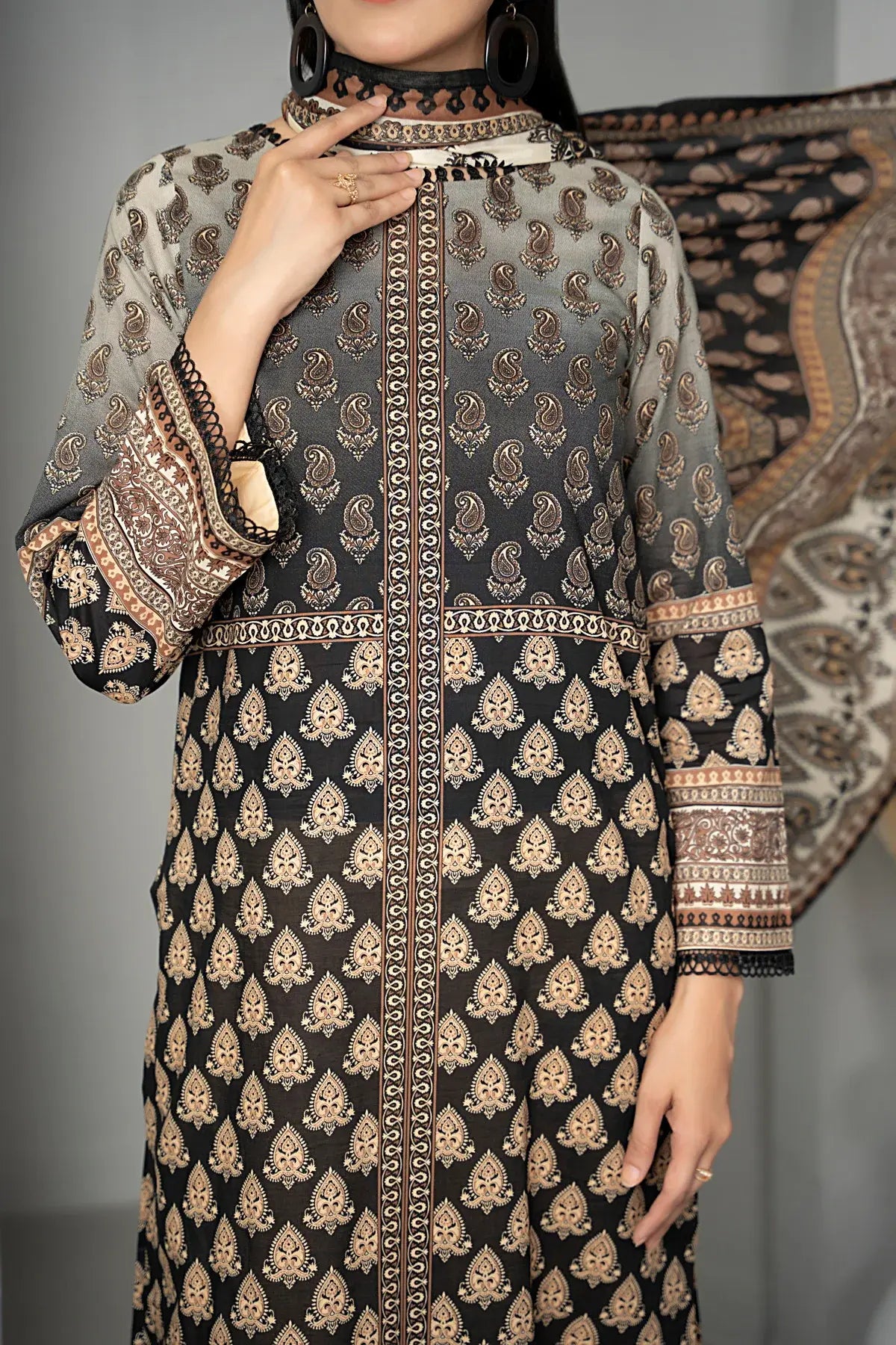 Textile Mills Lawn Suit By Sufinas (UNSTITCHED) - Taiba Apparel