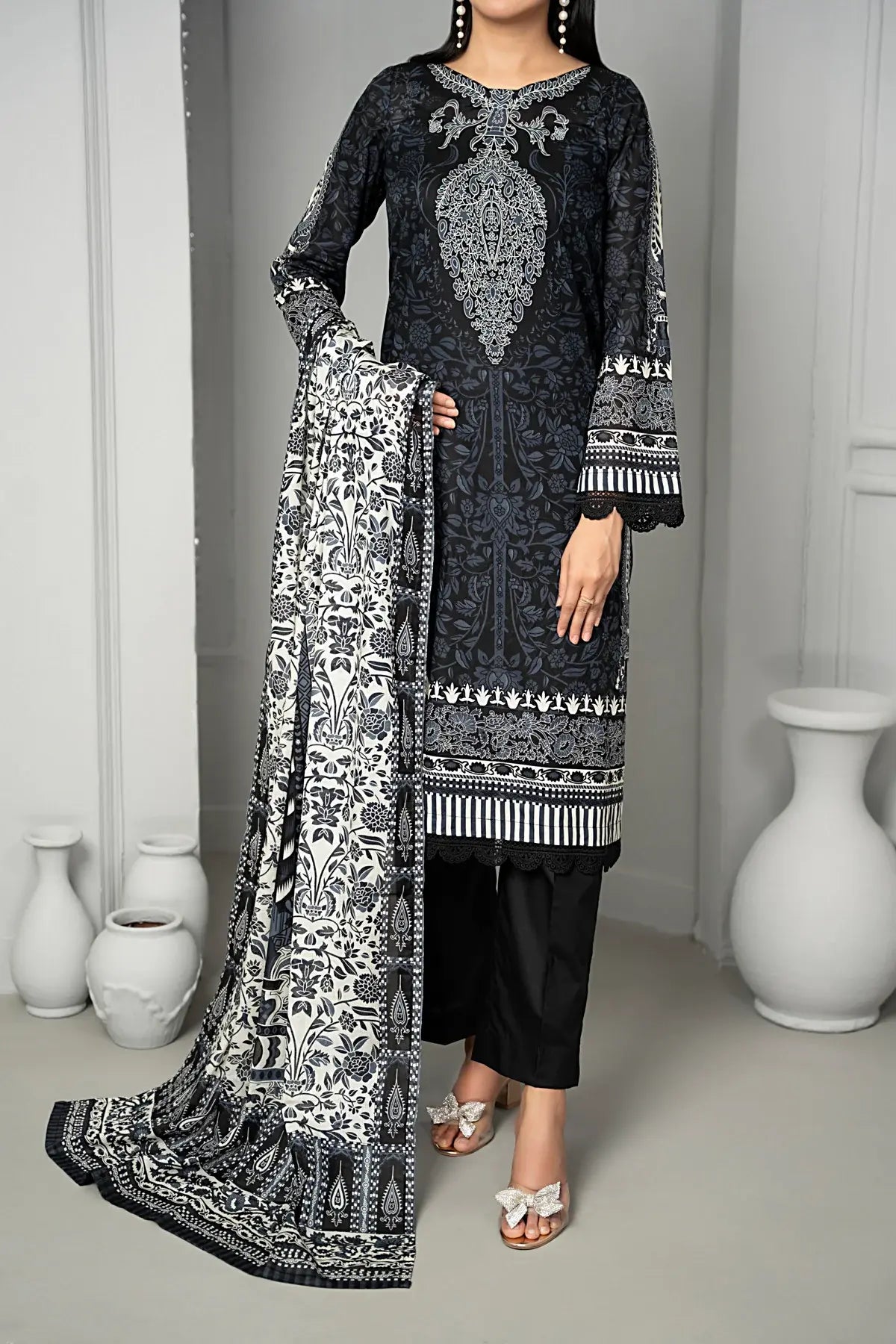 Textile Mills Lawn Suit By Sufinas (UNSTITCHED) - Taiba Apparel