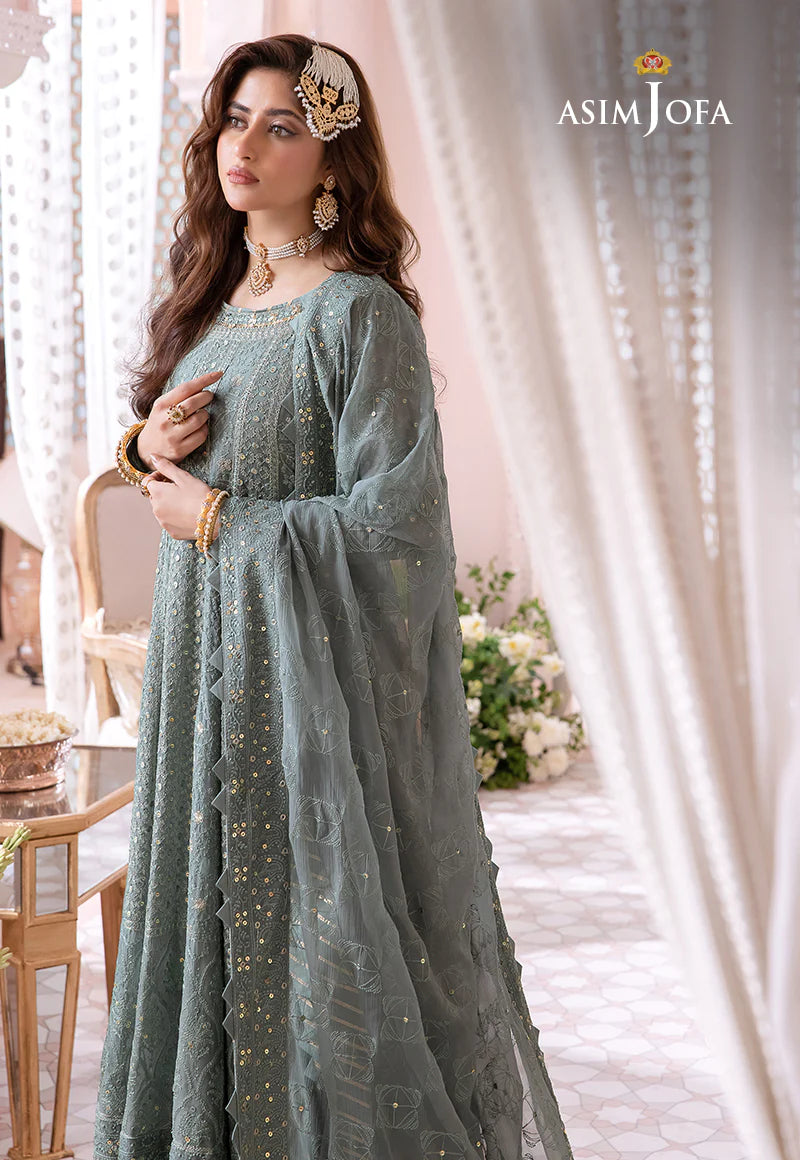 3 PIECE - EMBROIDERED CHIFFON MAXI - CHANDNI BY ASIM JOFA