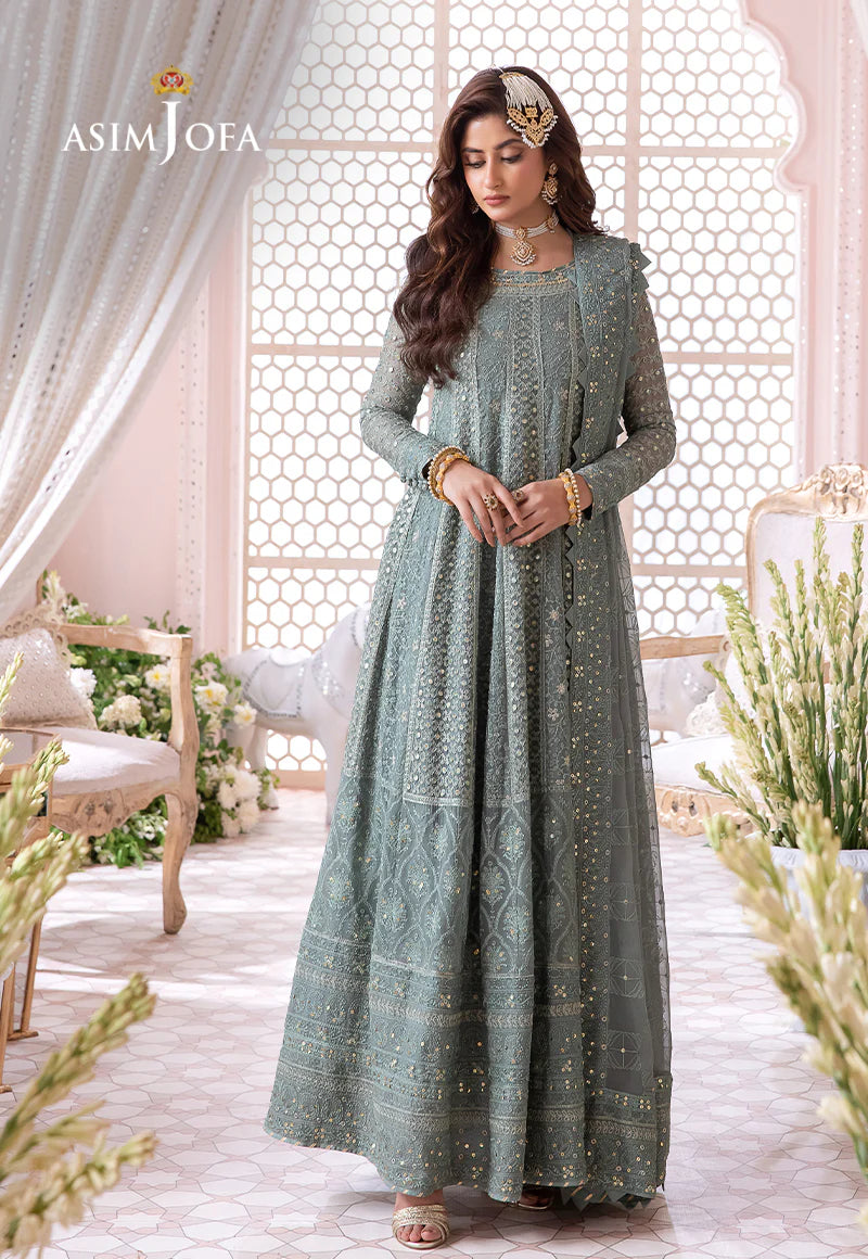 3 PIECE - EMBROIDERED CHIFFON MAXI - CHANDNI BY ASIM JOFA