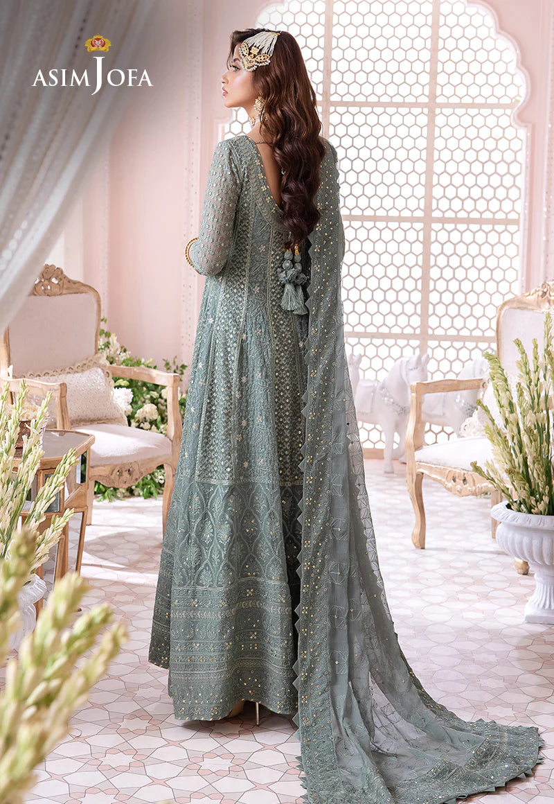 3 PIECE - EMBROIDERED CHIFFON MAXI - CHANDNI BY ASIM JOFA