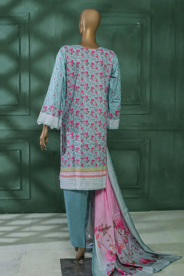 BIN SAEED 3 - PIECE PRINTED LINEN SUIT - FEROZI (PRET)