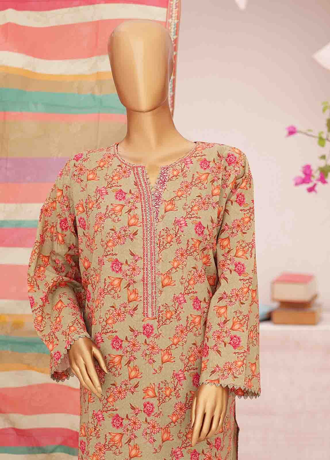 BIN SAEED - 3 PIECE PRINTED LAWN SUIT - MULTI (PRET)