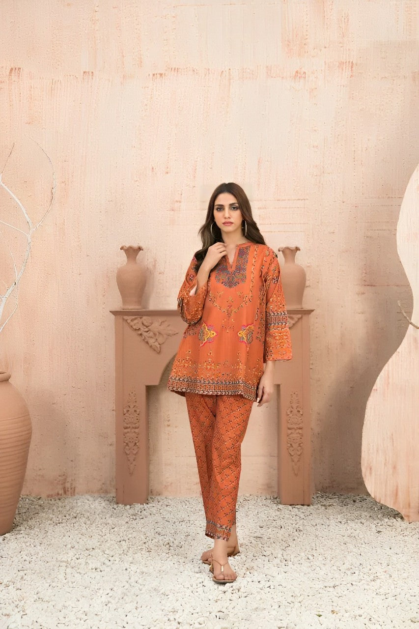 TAWAKKAL PETRA (VOL 2) 2 - PIECE PRINTED STAPLE VISCOSE SUIT