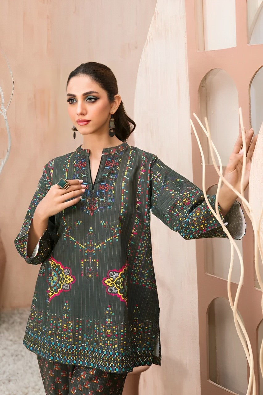 TAWAKKAL PETRA (VOL 2) 2 - PIECE PRINTED STAPLE VISCOSE SUIT