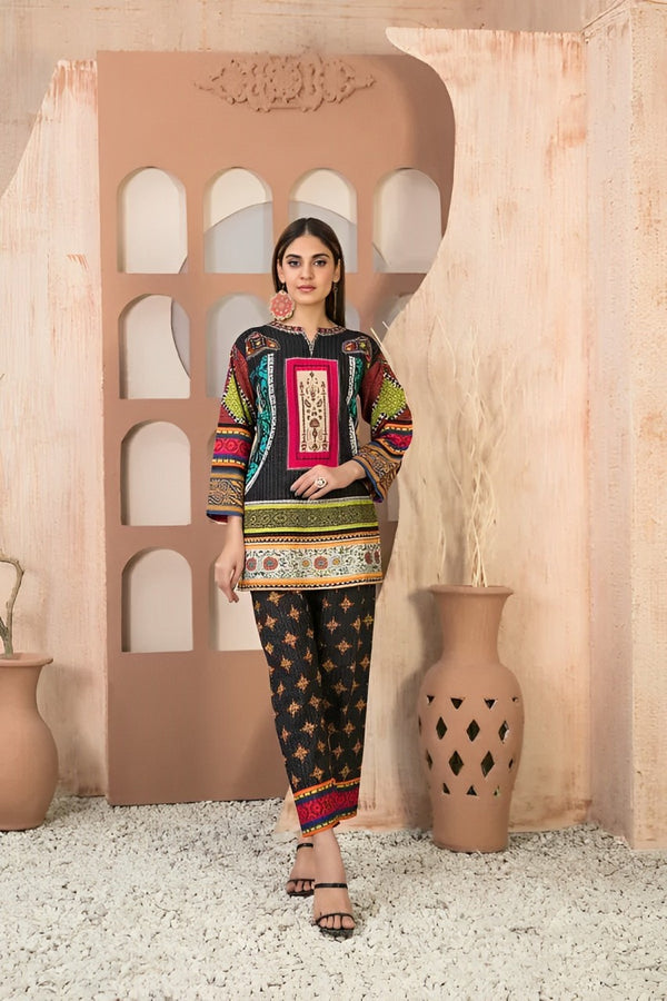 TAWAKKAL PETRA (VOL 2) 2 - PIECE PRINTED STAPLE VISCOSE SUIT