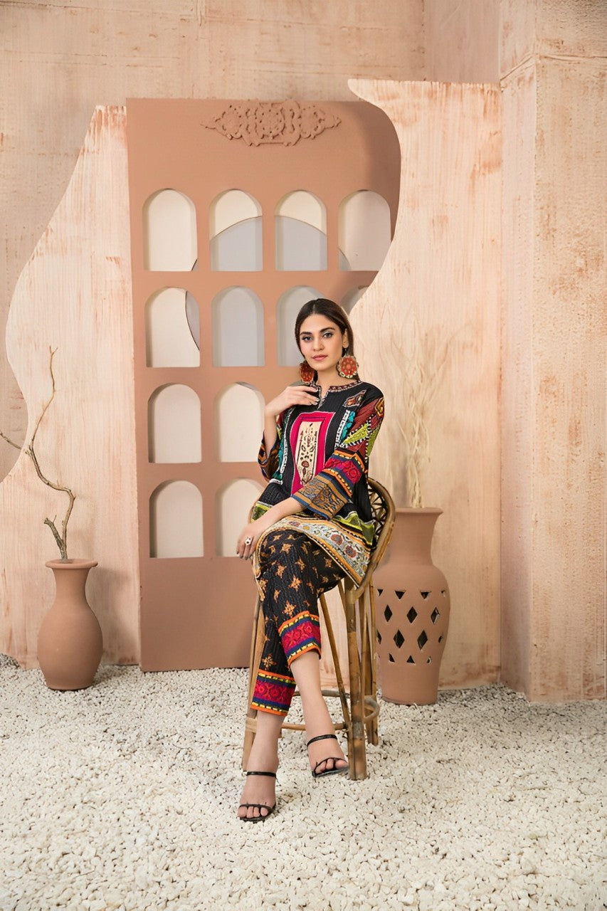 TAWAKKAL PETRA (VOL 2) 2 - PIECE PRINTED STAPLE VISCOSE SUIT