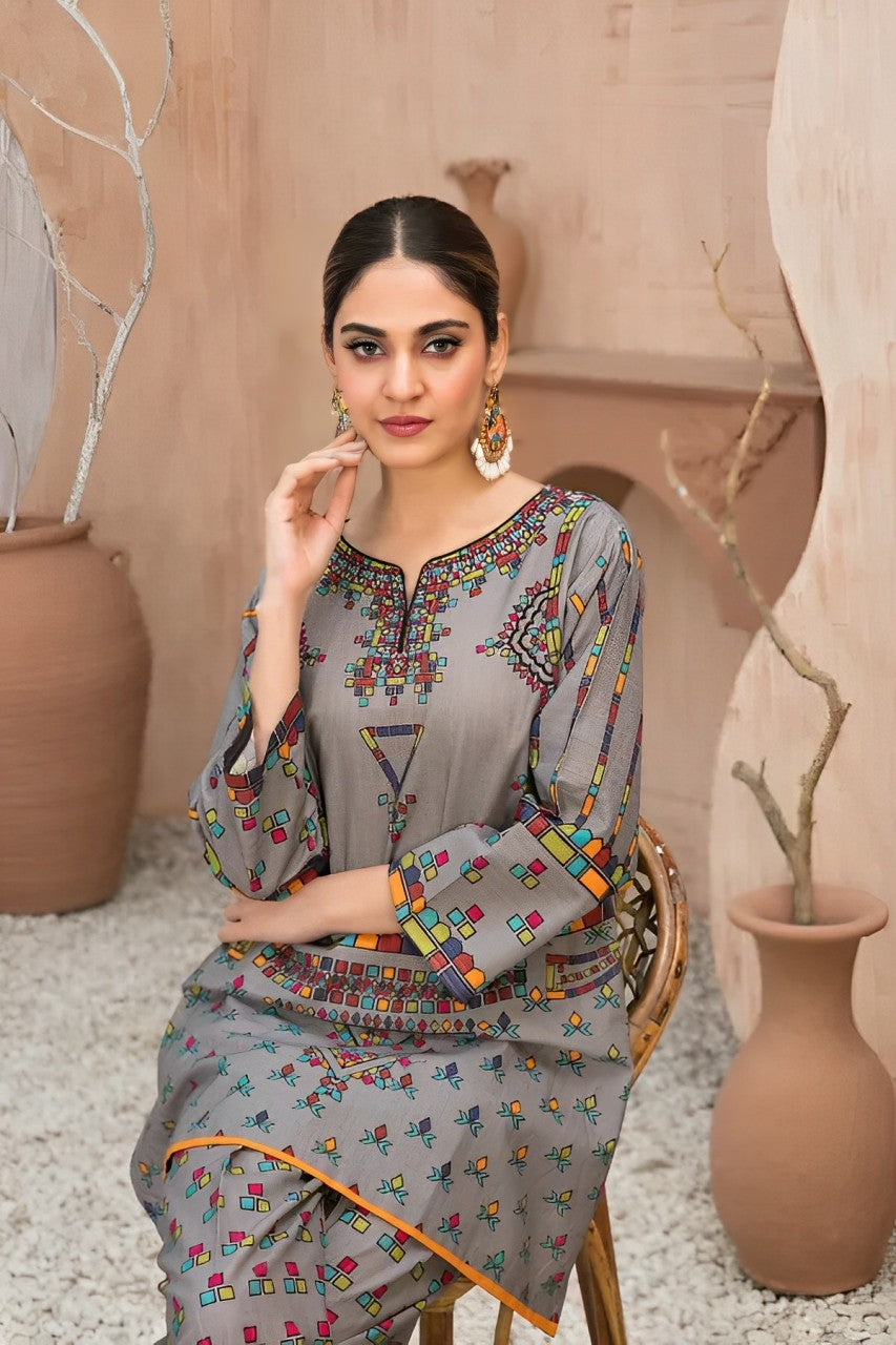 TAWAKKAL PETRA (VOL 2) 2 - PIECE PRINTED STAPLE VISCOSE SUIT