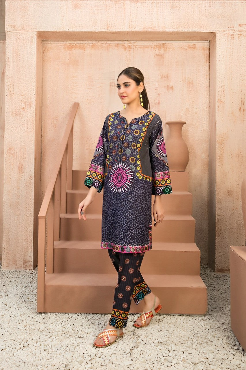 TAWAKKAL PETRA (VOL 2) 2 - PIECE PRINTED STAPLE VISCOSE SUIT