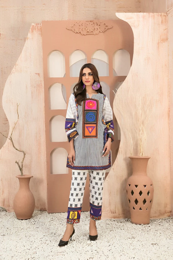 TAWAKKAL PETRA (VOL 2) 2 - PIECE PRINTED STAPLE VISCOSE SUIT