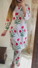 Women's 2 Piece Stitched Printed Linen Suit